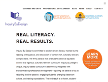Tablet Screenshot of inquirybydesign.com
